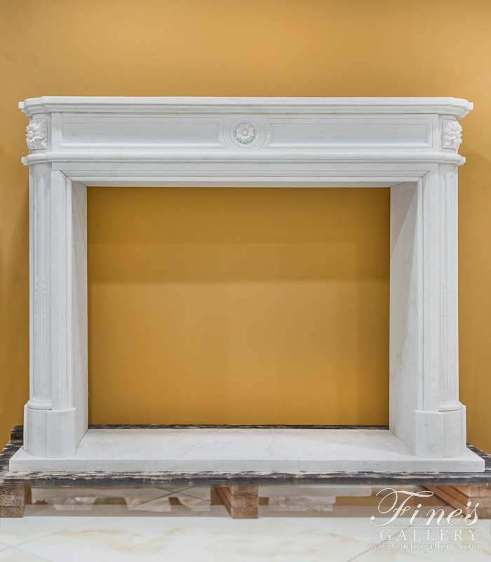 Marble Fireplaces  - Regency Louis XVII Mantel - MFP-2184